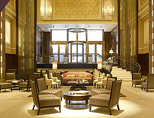 Carlton Hotel lobby courtesy the official hotel website