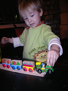 Toot-toot, happy toddler comin' through!