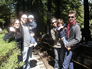 ca_train For a boy who really likes rains, riding this tot-sized, scaled replica of a steam train was fulfilling a dream he never knew existed. He is sill talking about the train and his friend "O-di-ber" days later... every day.
