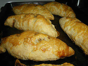 Cornish pasty... tastes much better than it looks!