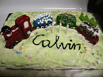 The train cookie cake... I thought.
