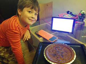 The PiPad turned out brilliantly. The pie... not so much!